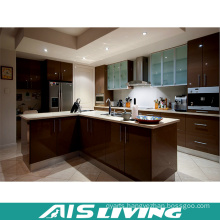 UV Kitchen Cabinet Furniture with Handle for Wholesale (AIS-K399)